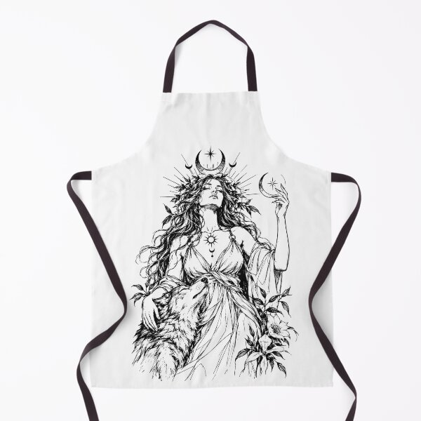 Item preview, Divine Feminine - Celestial Goddess and Wolf designed and sold by bapupa.