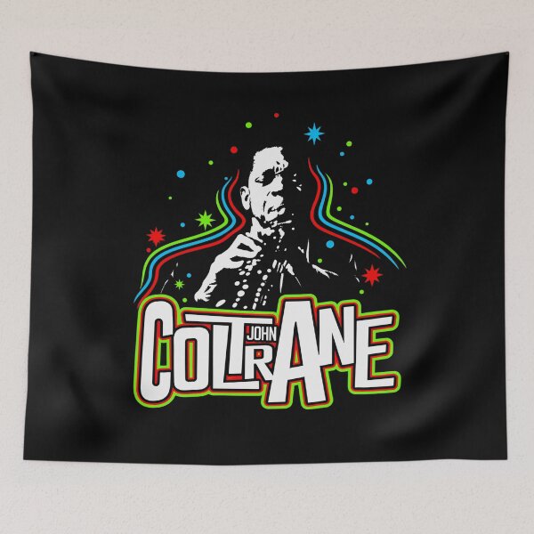 Item preview, John Coltrane Colorful Jazz Portrait designed and sold by AmaelCourt4.
