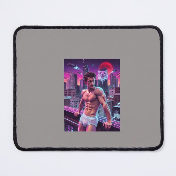 Item preview, Muscular Rooftop Actor Lookalike Print-89 designed and sold by hallahanjosi.