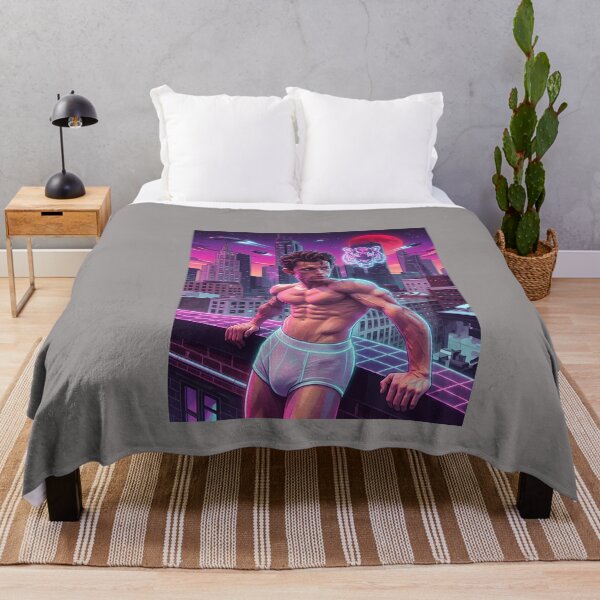 Item preview, Muscular Rooftop Actor Lookalike Print-89 designed and sold by hallahanjosi.