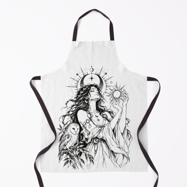 Item preview, Divine Feminine - Mystical Sun Goddess and Owl designed and sold by bapupa.