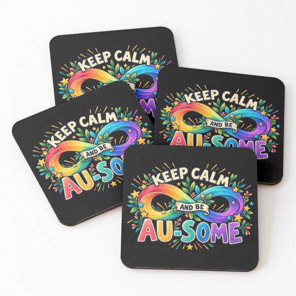 Item preview, Keep Calm And Be Au-Some - Autism Awareness and Acceptance designed and sold by madtoyman.