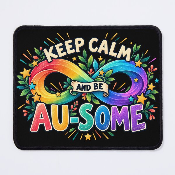 Item preview, Keep Calm And Be Au-Some - Autism Awareness and Acceptance designed and sold by madtoyman.