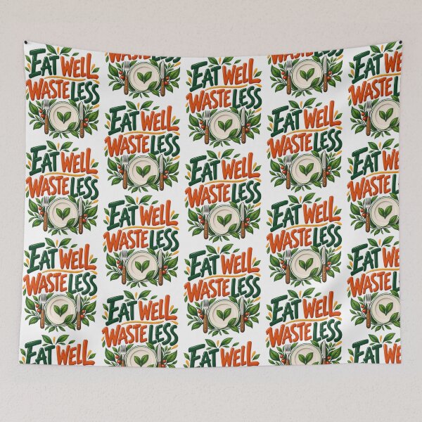 Item preview, Eat Well Waste Less  Sustainable Food Lifestyle designed and sold by boykin-wen.
