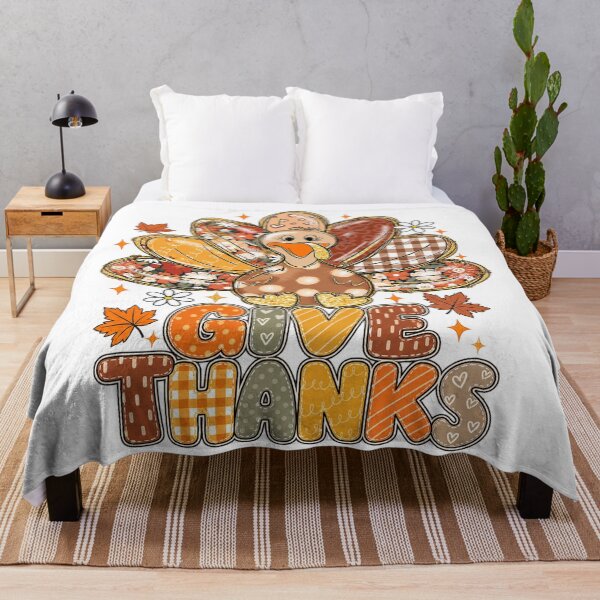 Item preview, Give Thanks Cute Patchwork Turkey Thanksgiving Retro designed and sold by DYALEEZ-XCR.
