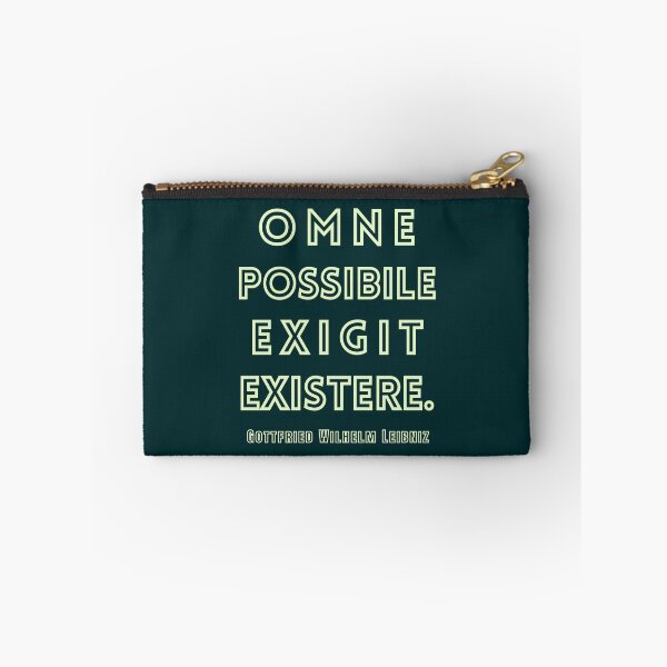 Item preview, Gottfried Wilhelm Leibniz quote: Omne possibile exigit existere. designed and sold by artbleed.