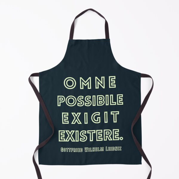 Item preview, Gottfried Wilhelm Leibniz quote: Omne possibile exigit existere. designed and sold by artbleed.