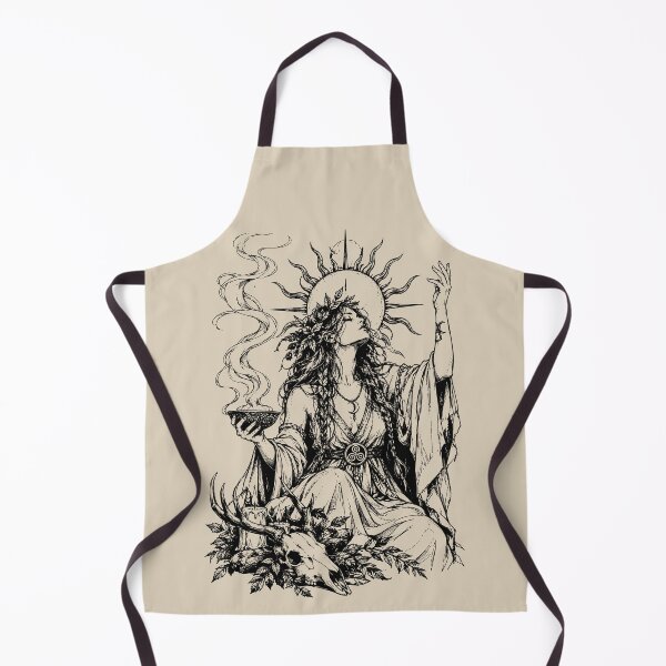 Item preview, Pagan Mystical Sunlit Ritual Witch designed and sold by bapupa.