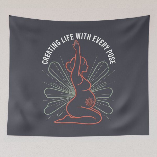 Item preview, Creating Life With Every Pose Coral Green Sunburst designed and sold by 108stillness.