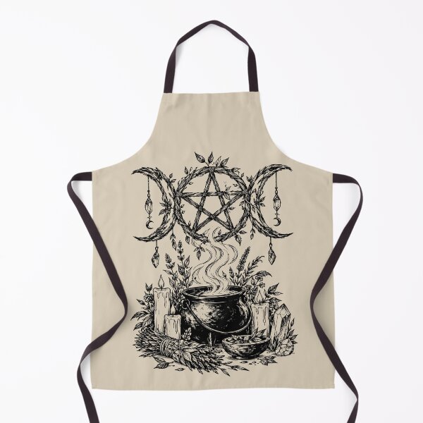 Item preview, Altar místico de brujería de triple luna de Wicca designed and sold by bapupa.