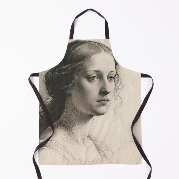 Item preview, Museum Grace - Renaissance Style Portrait Drawing designed and sold by nhk999.