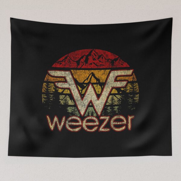 Item preview, Weezer Flying W Logo Retro Sunset Band Graphic designed and sold by InnerAssemply.