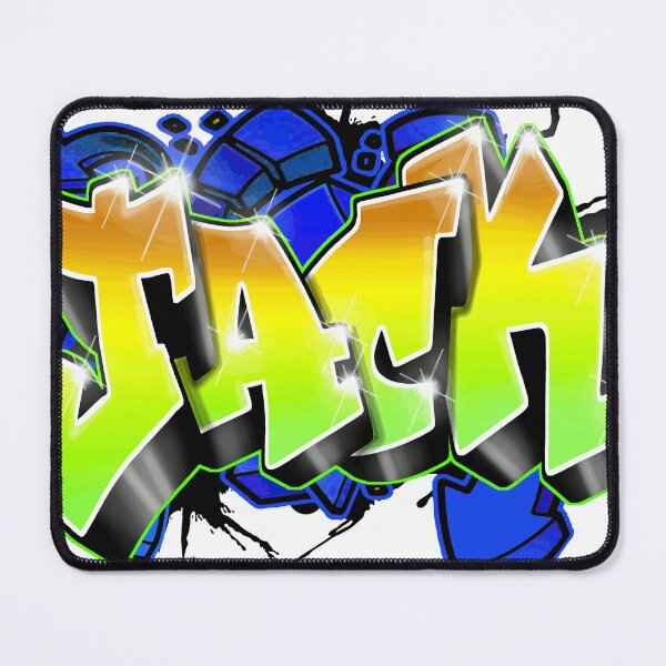 Item preview, JACK Name Graffiti Rainbow v5 – Cool Custom Street Art Gift designed and sold by BlachGallery.