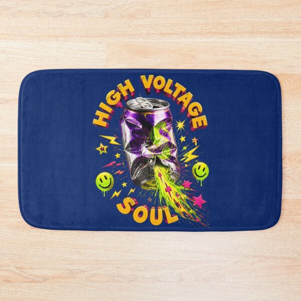 Item preview, High Voltage Soul Crushed Can Y2K Grunge designed and sold by CloudyCatArt.