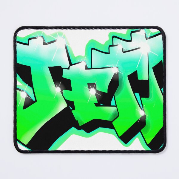 Item preview, JETT Name Graffiti Green – Cool Custom Street Art Gift designed and sold by BlachGallery.
