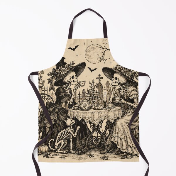 Item preview, Skeleton Gardeners – Vintage Gothic Halloween Garden designed and sold by Blink Art Studio.