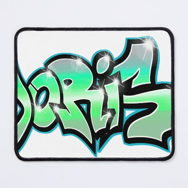 Item preview, JORIS Name Graffiti Green – Cool Custom Street Art Gift designed and sold by BlachGallery.