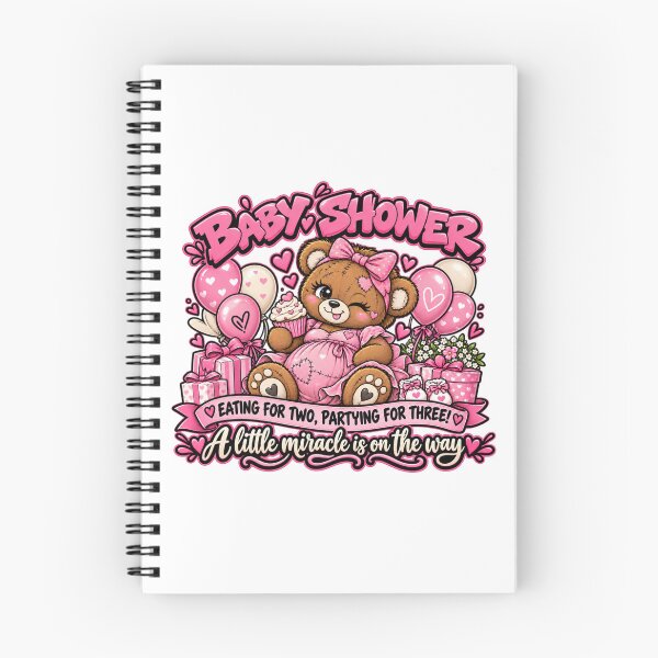 Item preview, Cute Pink Teddy Bear Baby Shower designed and sold by Ekstrashop.