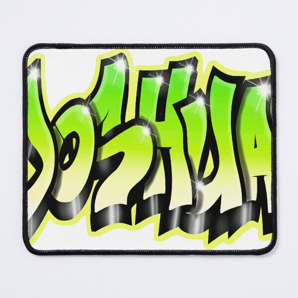 Item preview, JOSHUA Name Graffiti Yellow – Cool Custom Street Art Gift designed and sold by BlachGallery.