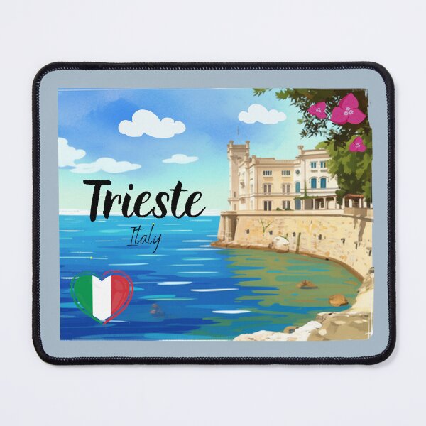 Item preview, Trieste Italy Travel Vintage City Design designed and sold by AnulaArt.