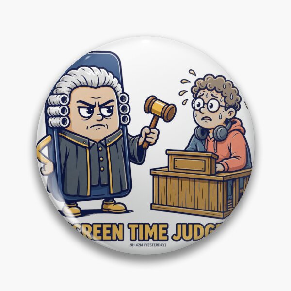 Item preview, My Screen Time Judges Me Funny Gen Z T-Shirt designed and sold by Hearth & Hue.