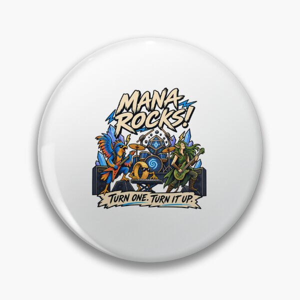 Item preview,  Mana Rocks Turn One Turn It Up  Fantasy Card Game Rock Band designed and sold by Kellanfrost33.