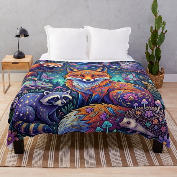 Item preview, Mystical-astral guardians of the nocturnal and magical forest designed and sold by Mente Creativa.
