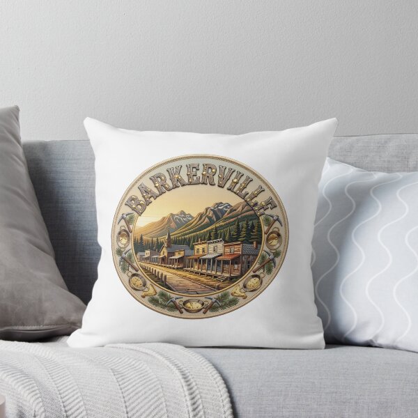 Item preview, Barkerville British Columbia Canada Gold Rush Boardwalk Village Embroidered Patch Sticker designed and sold by Imaginarium of Chaos falcon88 .