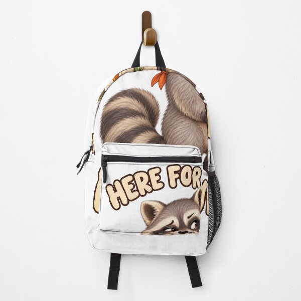 Item preview, Funny Thanksgiving Raccoon: Here for the Leftovers designed and sold by PanaddaArtStudio.