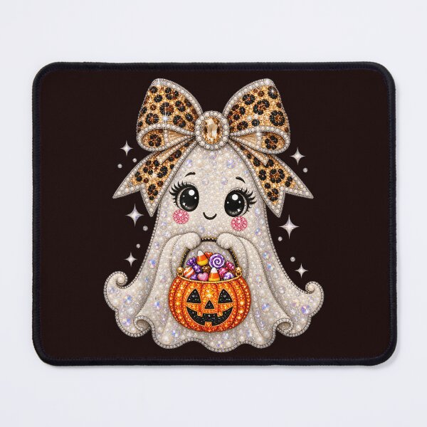 Item preview, Funny Halloween Bling Ghost Trick Or Treat Glam Spooky Girly designed and sold by JolinChinn.