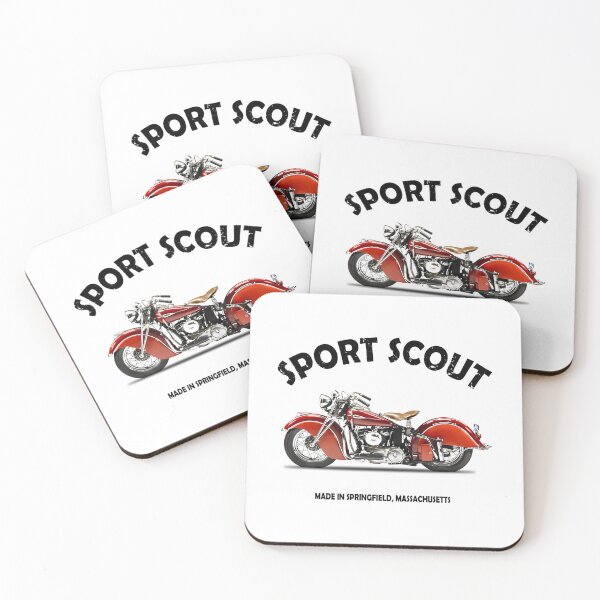 Item preview, The Vintage Sport Scout Motorcycle designed and sold by dumas-ka.