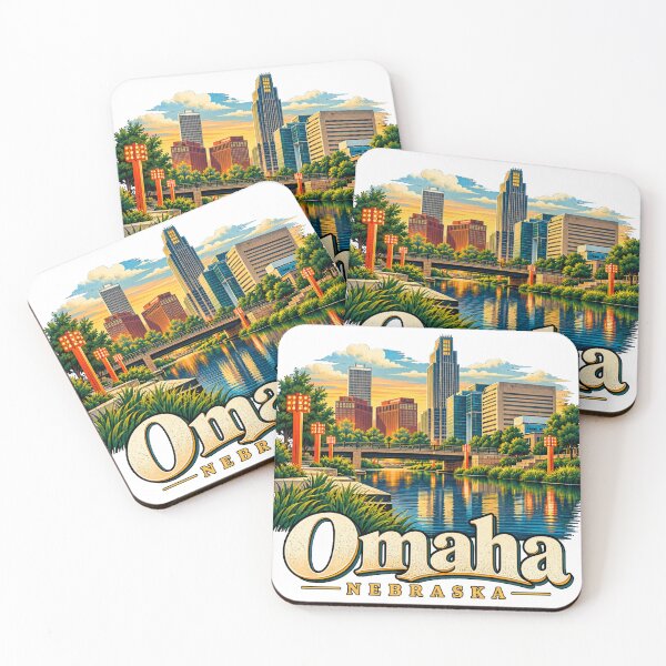 Item preview, Vintage Omaha Nebraska Travel Souvenir Landmark Gift designed and sold by MichaeIRellov.