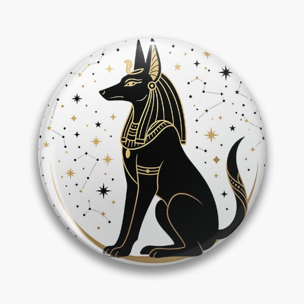 Item preview, Celestial Anubis Ancient Egyptian God Starry Art designed and sold by Michaelragheb.