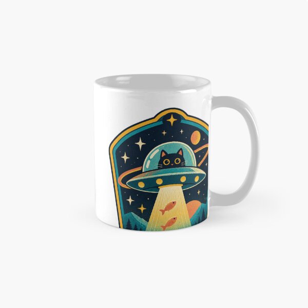 Item preview, The Purrfect Alien Cute Cat Extraterrestrial Design ⭐⭐⭐⭐⭐ designed and sold by FilthyOldHag.