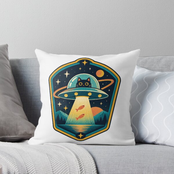 Item preview, The Purrfect Alien Cute Cat Extraterrestrial Design ⭐⭐⭐⭐⭐ designed and sold by FilthyOldHag.