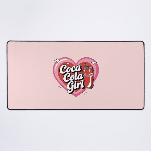 Item preview, Coca Cola Girl Retro Pink Heart designed and sold by Moonifillst.