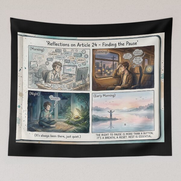 Item preview, The essence of pausing: From stress to inner peace designed and sold by Mianku | Für das Leben.