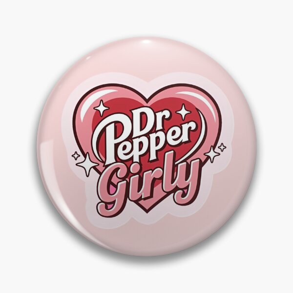 Item preview, Dr Pepper Girly Pink Heart designed and sold by Moonifillst.