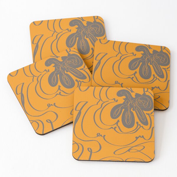 Item preview, Warm Amber Line Art Botanical designed and sold by wissal.studio.