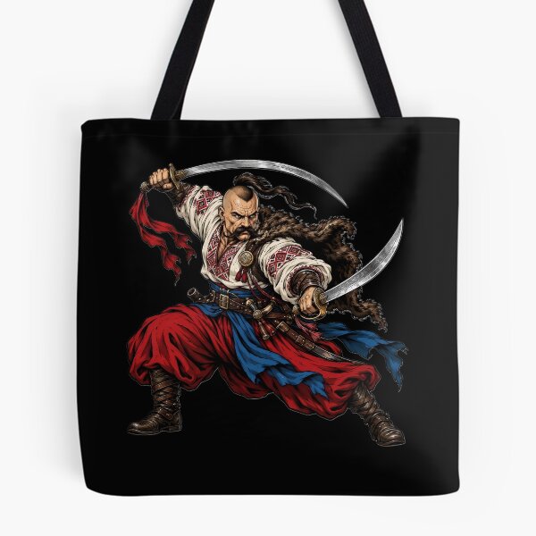 Item preview, Ukrainian Cossack Dual Sabre Master Warrior designed and sold by ValhallaHub.