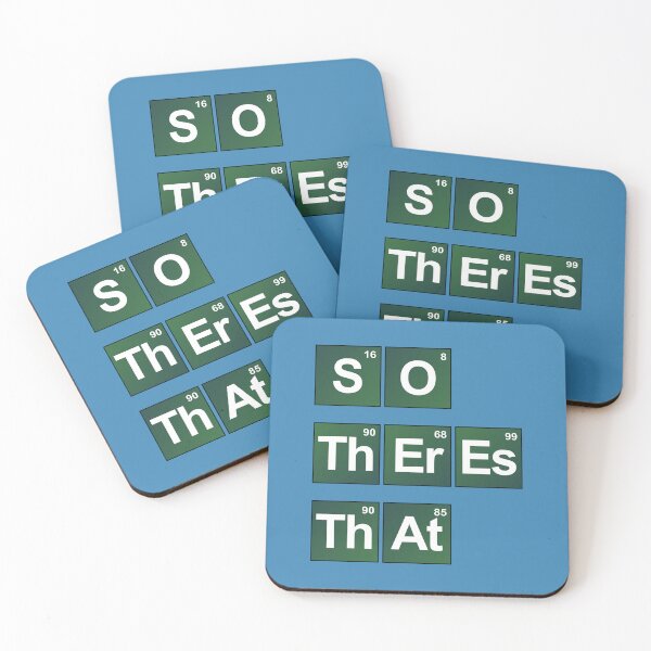 Item preview, So There's That (Periodic Table Squares) designed and sold by Karate Octopus.