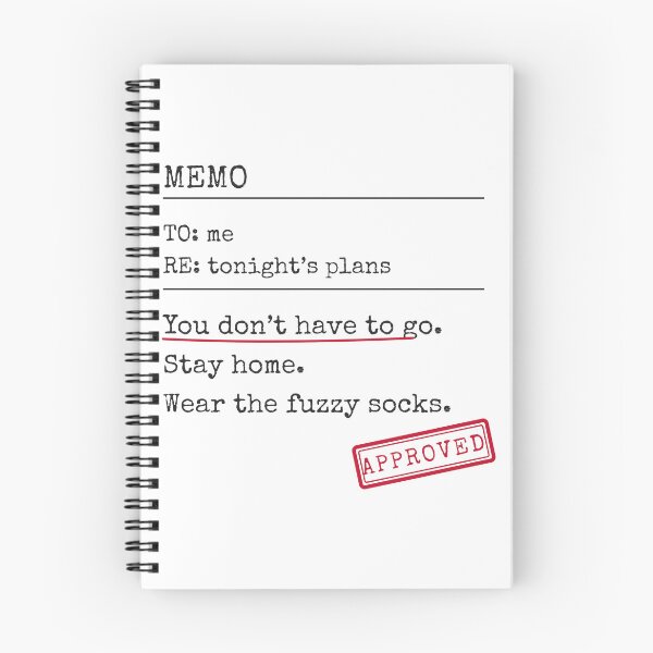 Item preview, Memo You Dont Have to Go Introvert Typewriter designed and sold by violetteskyart-vioart.