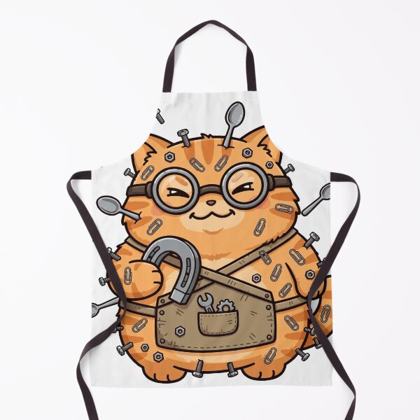 Item preview, Smug Magnet Inventor Cat designed and sold by Dlvznbm.