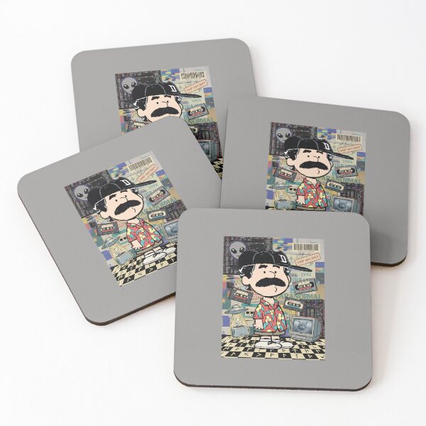 Item preview, Mustache Peanuts Style Aloha Guy D Cap-9 designed and sold by olivershost.