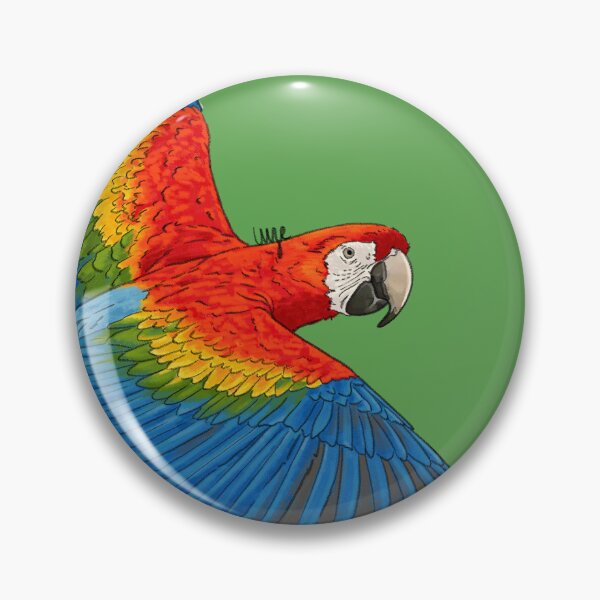 Item preview, Scarlet Macaw designed and sold by Luzeilustración.