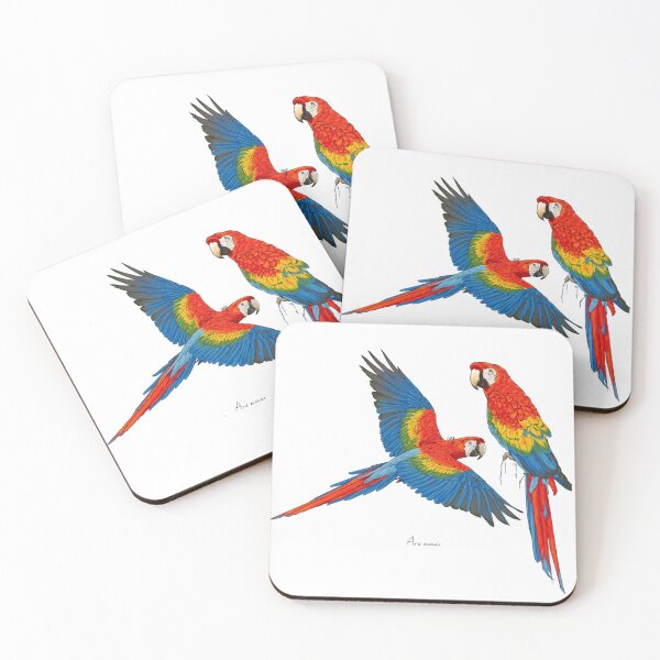 Item preview, Scarlet Macaw designed and sold by Luzeilustración.