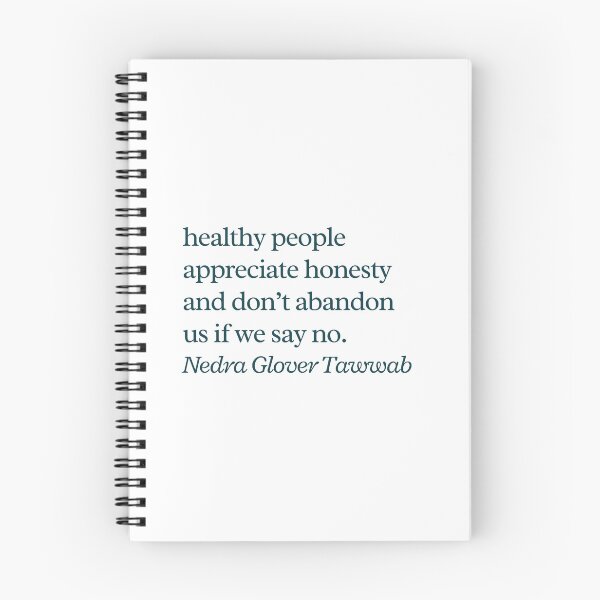 Item preview, Nedra Glover Tawwab quote - healthy people designed and sold by skuke ly.