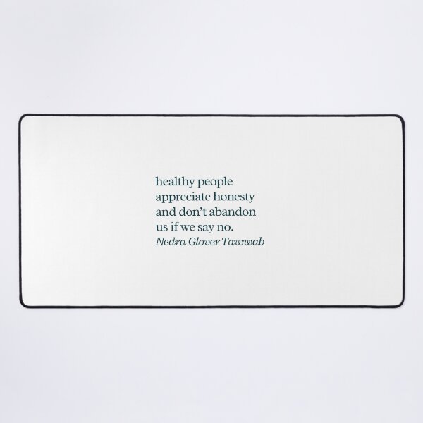 Item preview, Nedra Glover Tawwab quote - healthy people designed and sold by skuke ly.