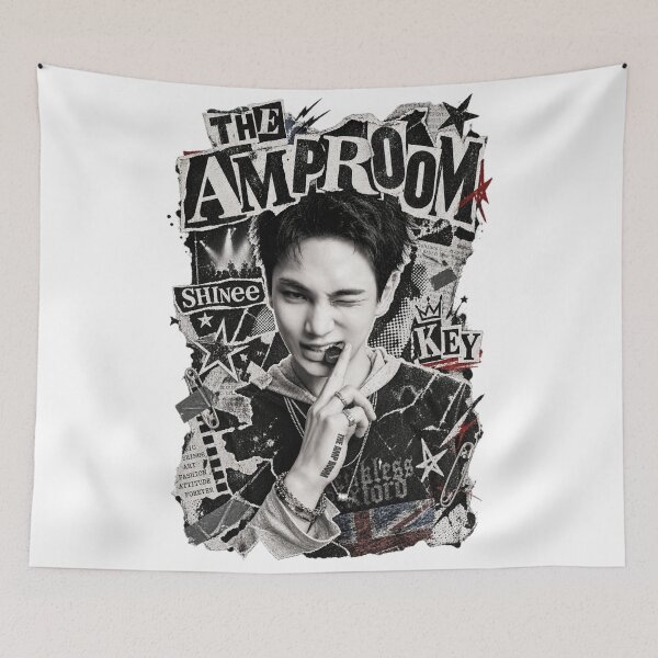 Item preview, SHINee Key Amp Room Monochrome Punk designed and sold by Valeree Store.