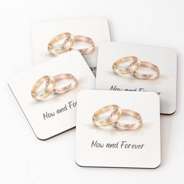 Item preview, Now And Forever Wedding Rings Keepsake  designed and sold by AffirmRedWords.